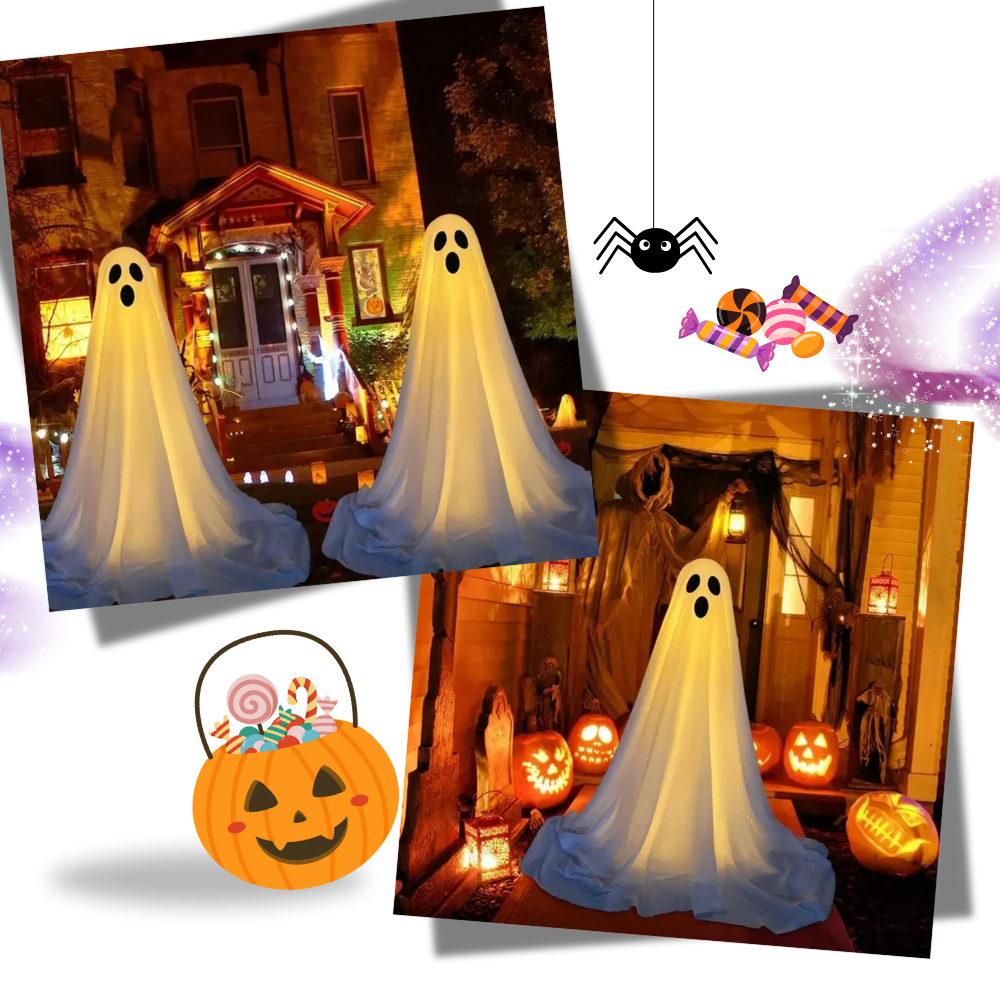 Gruselige Halloween-Geisterlichter