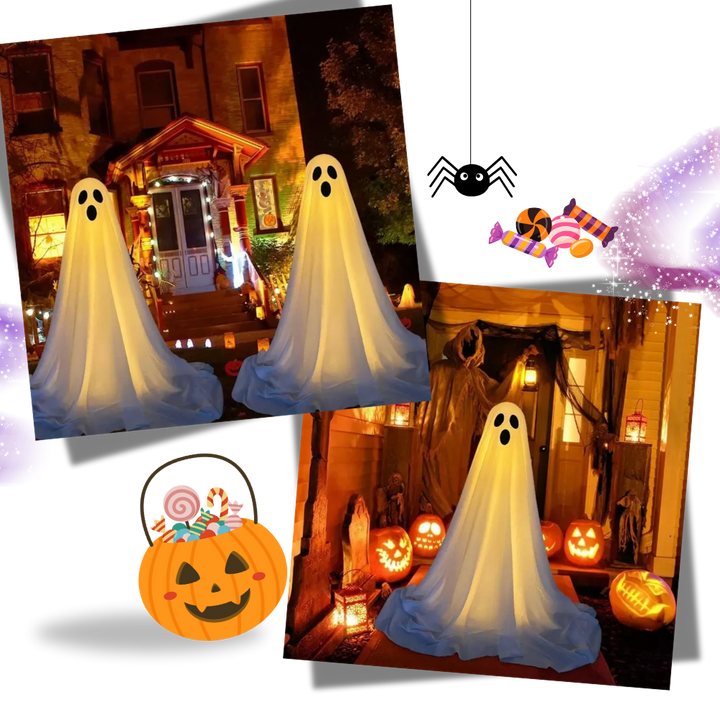 Gruselige Halloween-Geisterlichter