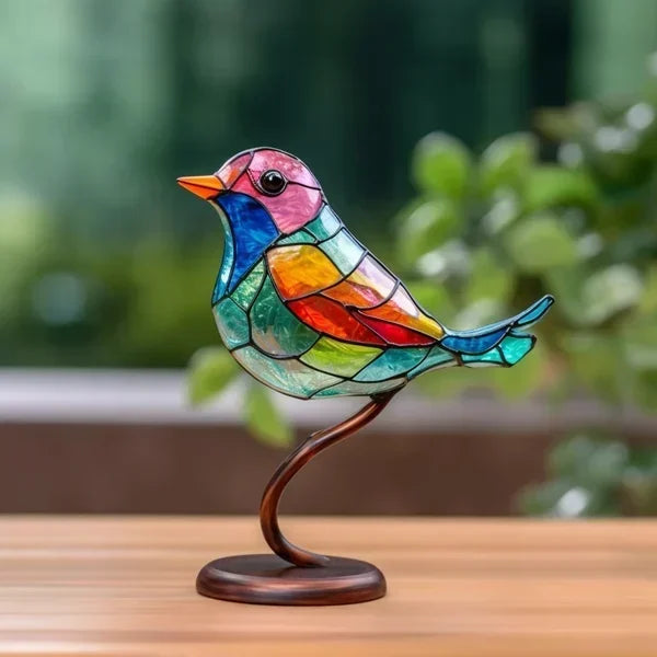 Skanto | Tischlampe | Buntglas | Künstlerische Dekoration