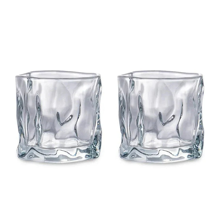 Skanto | Elegantes Glacier Ripple Whiskyglas