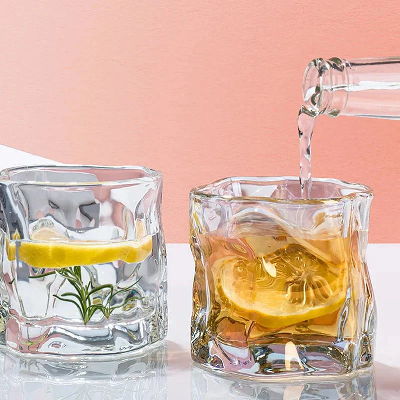 Skanto | Elegantes Glacier Ripple Whiskyglas