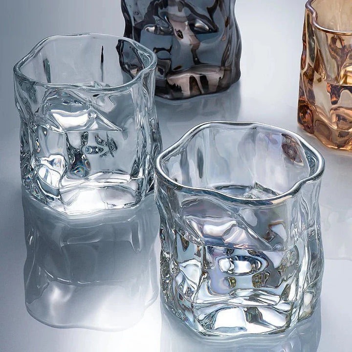 Skanto | Elegantes Glacier Ripple Whiskyglas