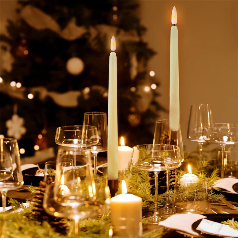 Skanto | Flammenloses LED Kerzen-Set