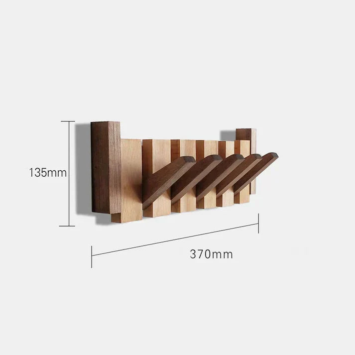 Piano Garderobe HarmonyCoat – Kreativer Wandhaken aus Holz für Flur und Eingangsbereich