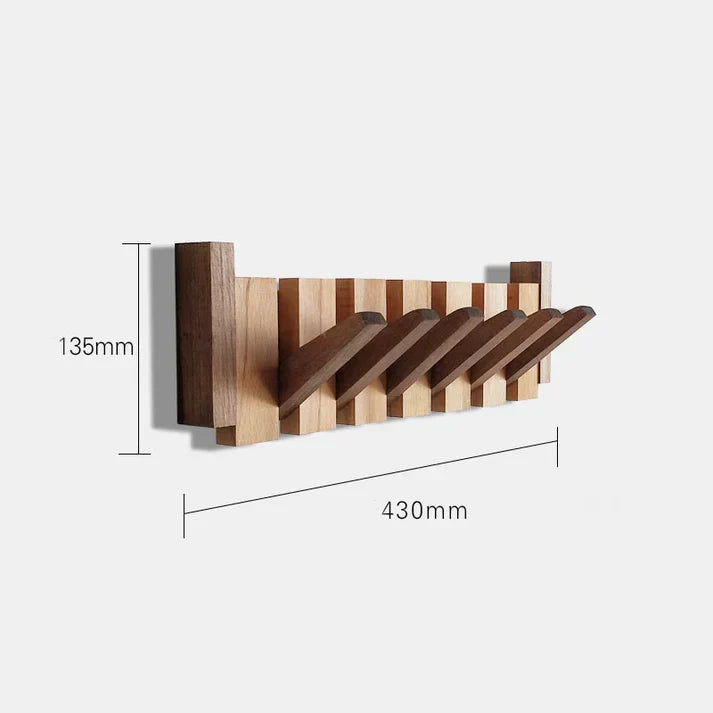 Piano Garderobe HarmonyCoat – Kreativer Wandhaken aus Holz für Flur und Eingangsbereich