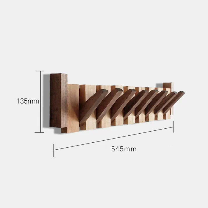 Piano Garderobe HarmonyCoat – Kreativer Wandhaken aus Holz für Flur und Eingangsbereich