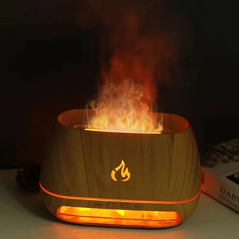 Skanto | SaltLight Aroma-Diffusor – Himalaya-Salzlampe mit Duftdiffusion und Farblicht