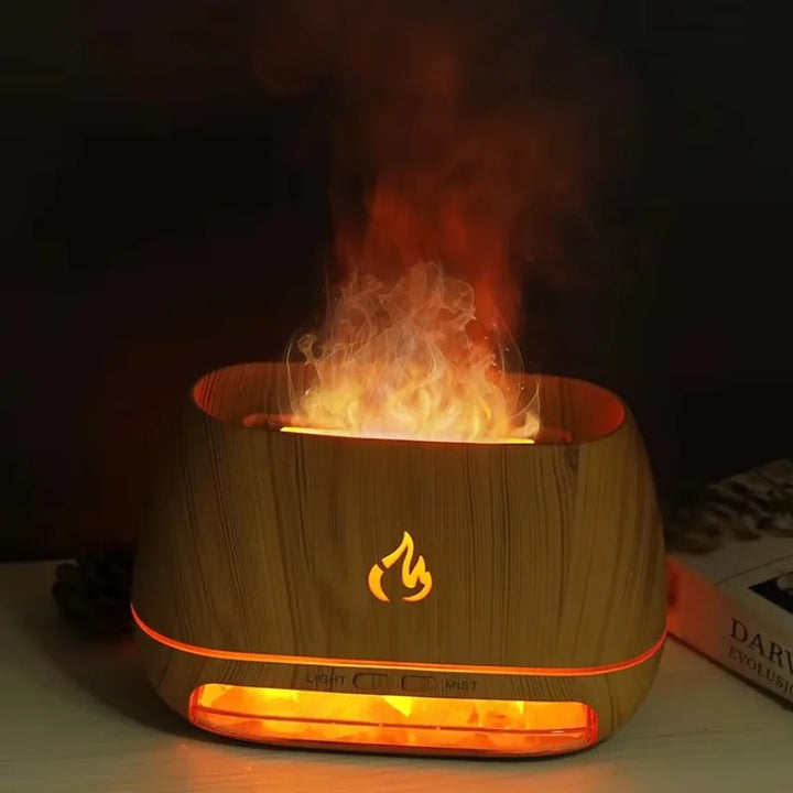 Skanto | SaltLight Aroma-Diffusor – Himalaya-Salzlampe mit Duftdiffusion und Farblicht
