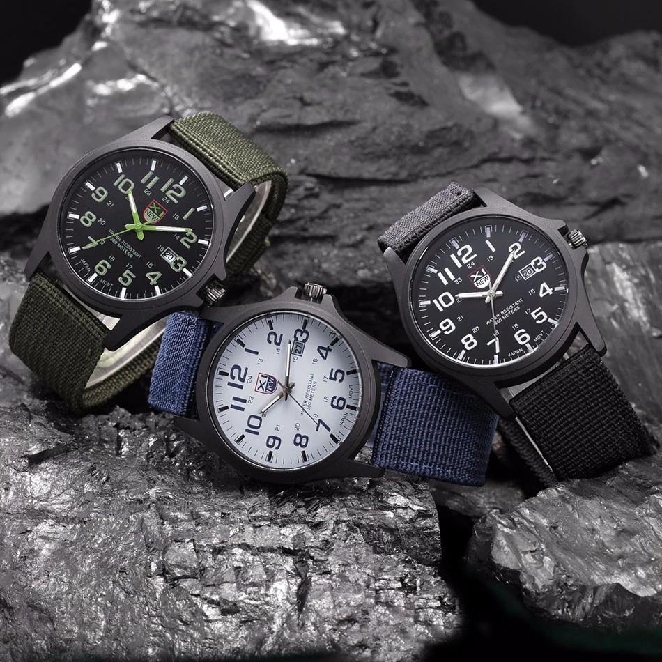 Skanto | ShadowGuard™ | Leuchtende Militäruhr mit taktischen Funktionen | Wasserdicht, stoßfest, ideal für Outdoor-Abenteuer & Survival