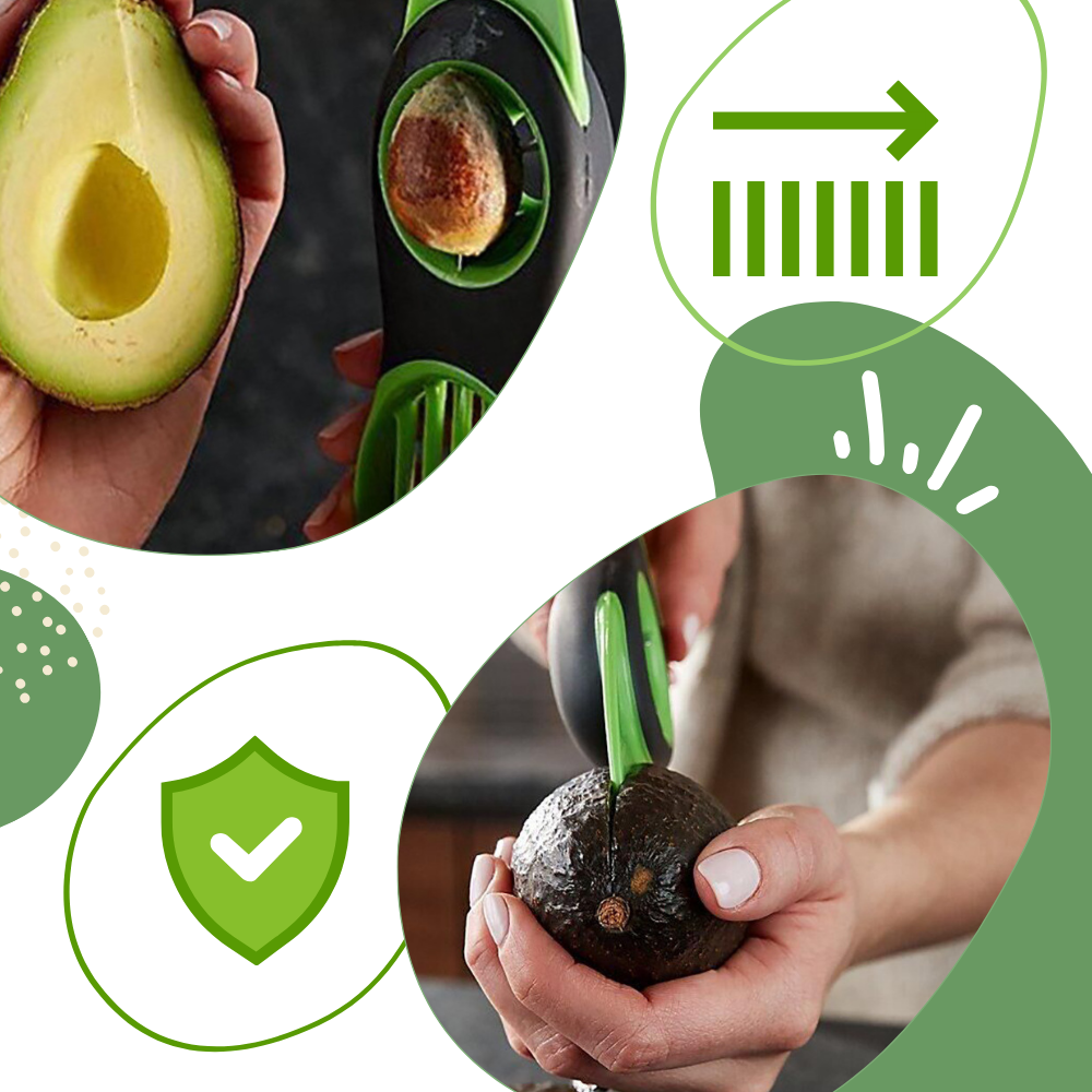 Ergonomisches Multifunktions-Avocado-Werkzeug