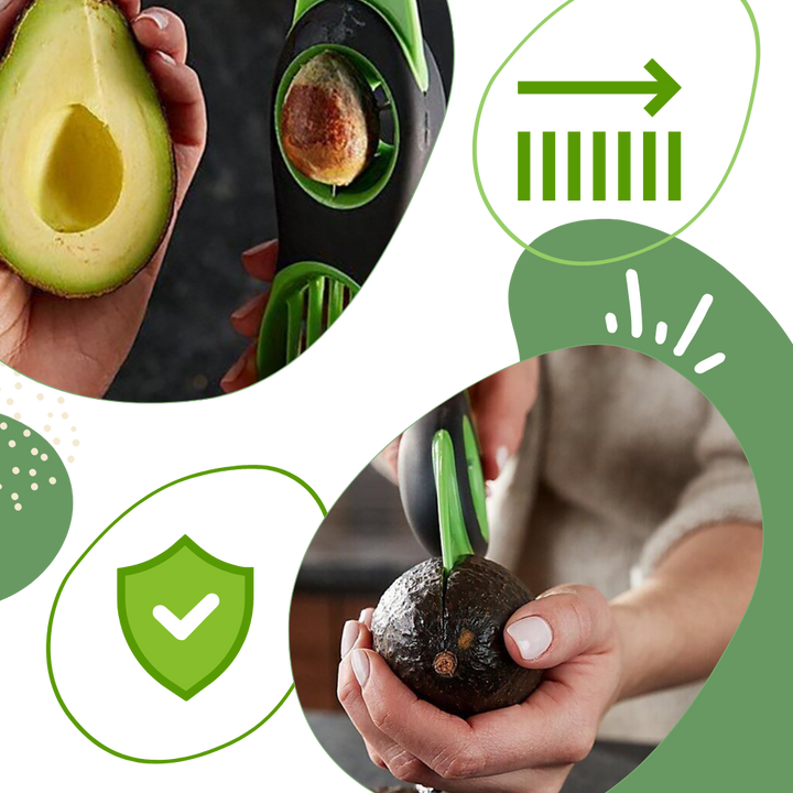Ergonomisches Multifunktions-Avocado-Werkzeug