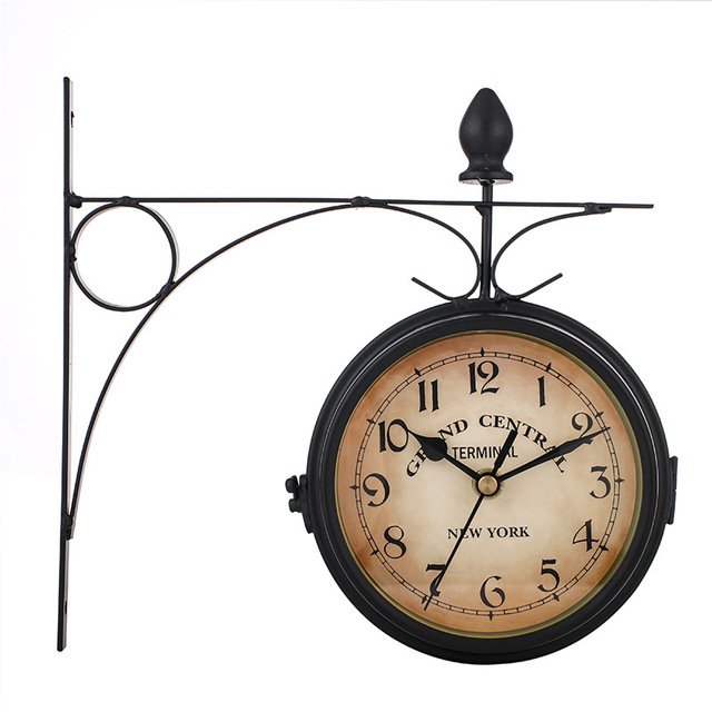 Skanto Doppelseitige Wanduhr