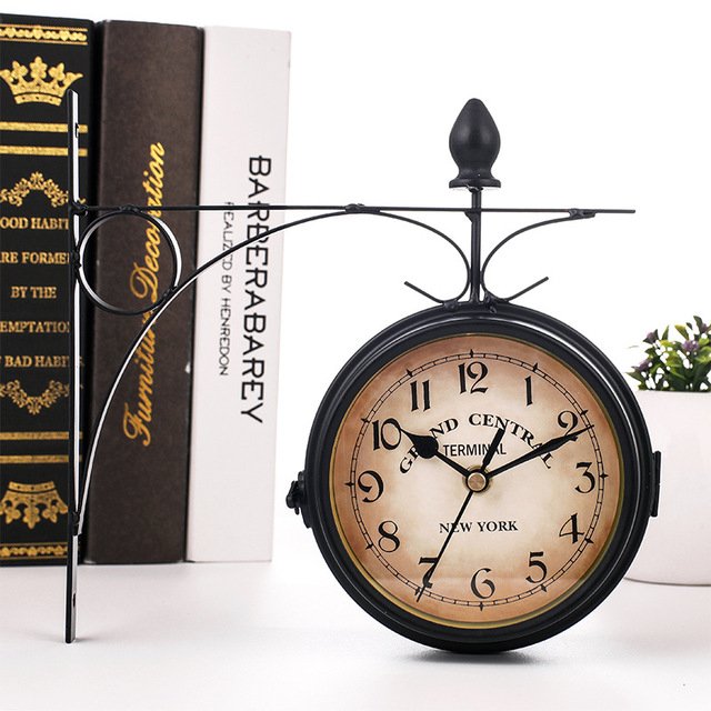 Skanto Doppelseitige Wanduhr