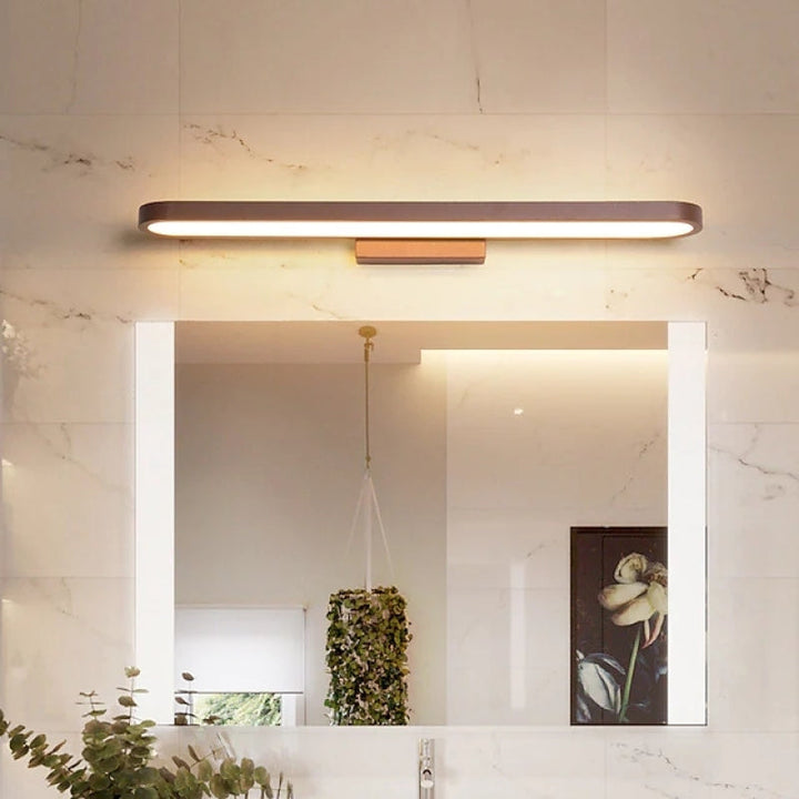 Skanto | Leigh Moderne Wandleuchte Linear, Gold, Schlaf-/Badezimmer, Metall