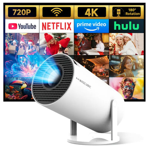Skanto | Magcubic HY300 4K Mini-Projektor – Android 11, Dual WiFi 6, 260 ANSI, Bluetooth 5.0