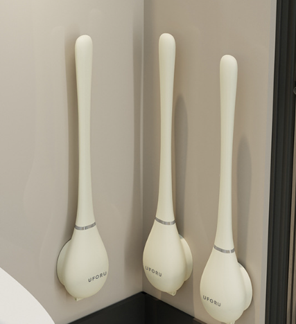 🔥 Moderne Flexible Silikon-Toilettenbürste