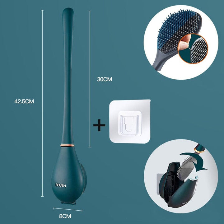 🔥 Moderne Flexible Silikon-Toilettenbürste