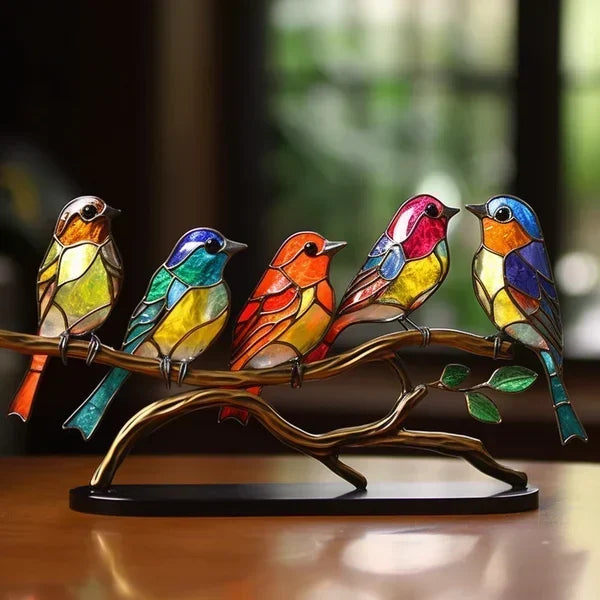 Skanto | Tischlampe | Buntglas | Künstlerische Dekoration