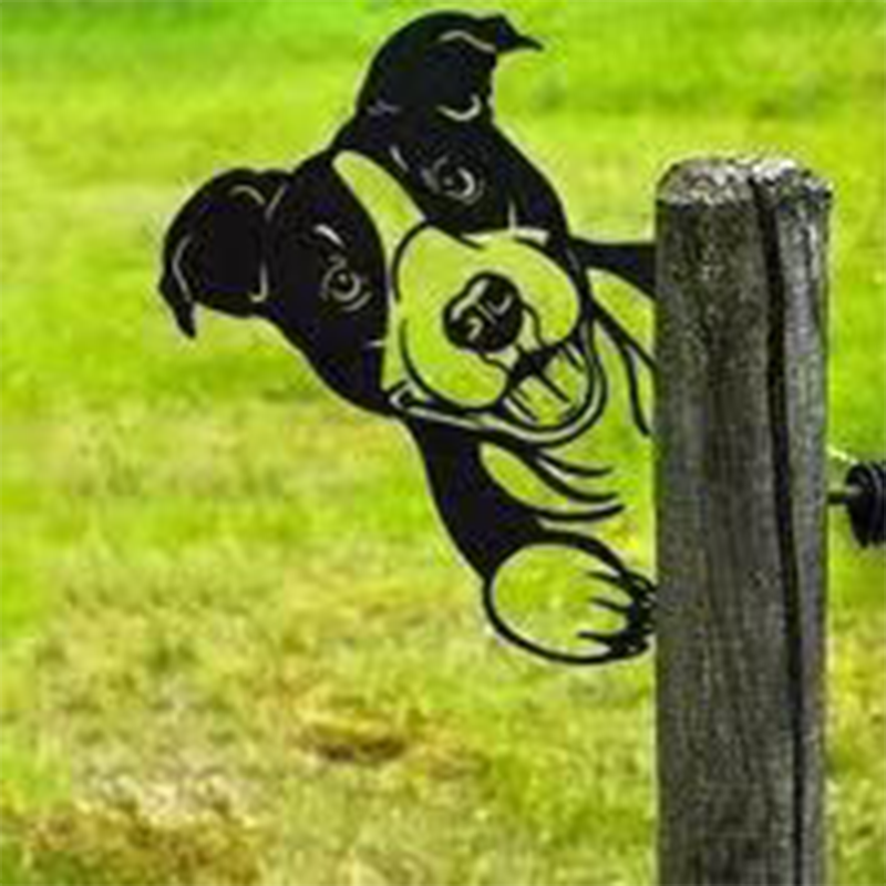 Skanto | Bauernhof-Deko – PeepFarm – Realistisches Tierdesign – Gartenmetallkunst