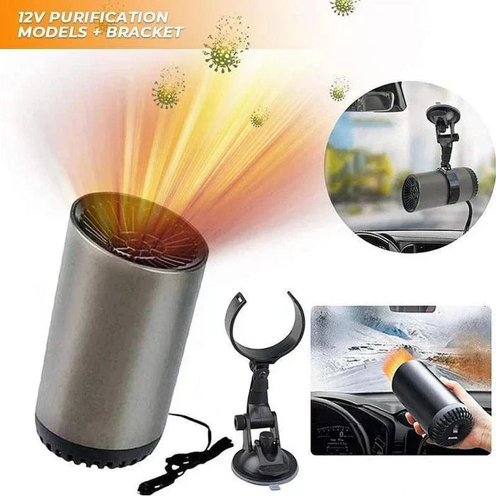 Skanto | CupHeat 12V Autoheizung & Defroster – Kompakter 360° Heißluftventilator