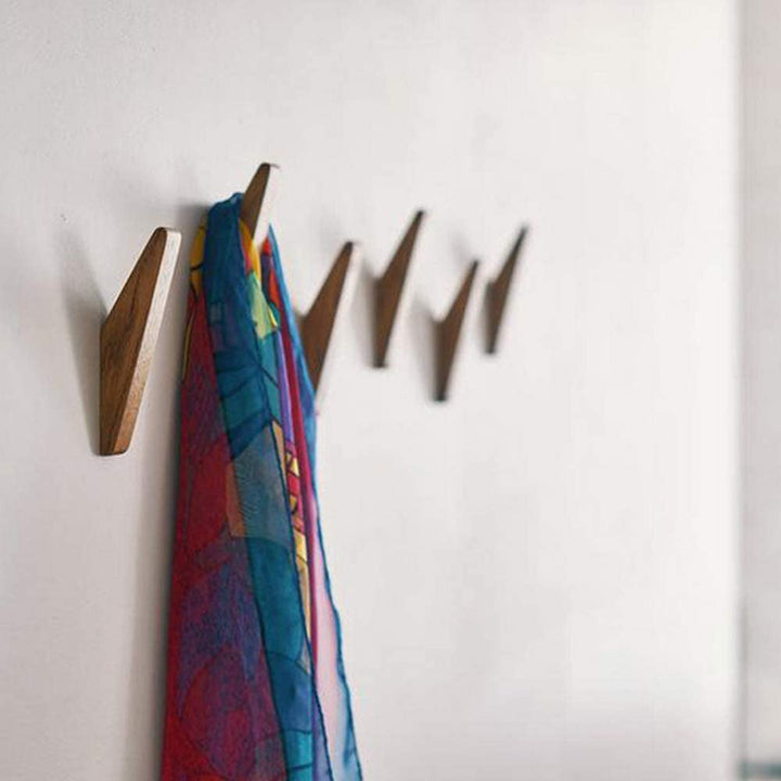Skanto | Nordhaak Wandhaken aus Massivholz – Minimalistische Garderobenhaken aus Massivholz