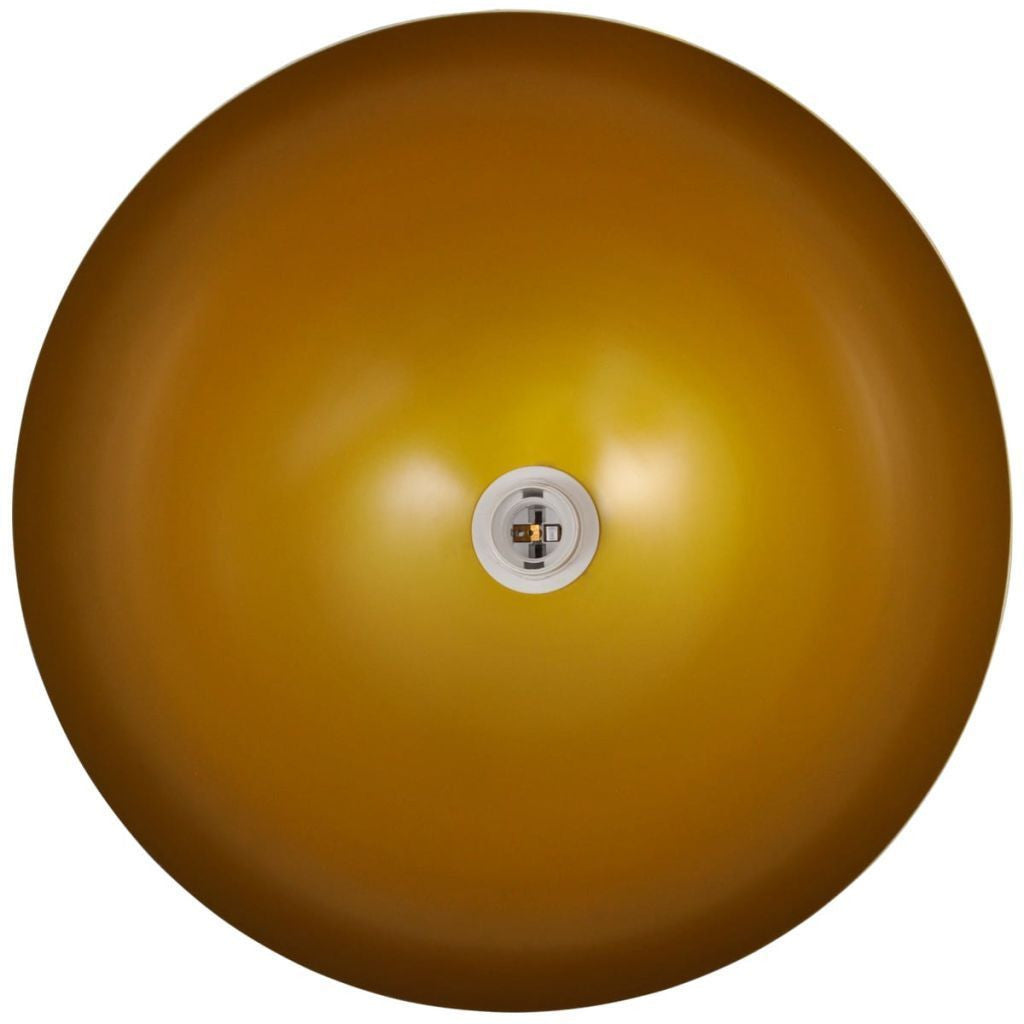 Set aus 2 weißen Halbkugel-Deckenleuchten