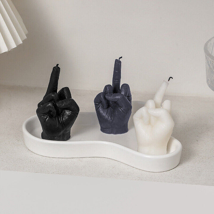 Skanto | Kreative Mittelfinger-Kerze