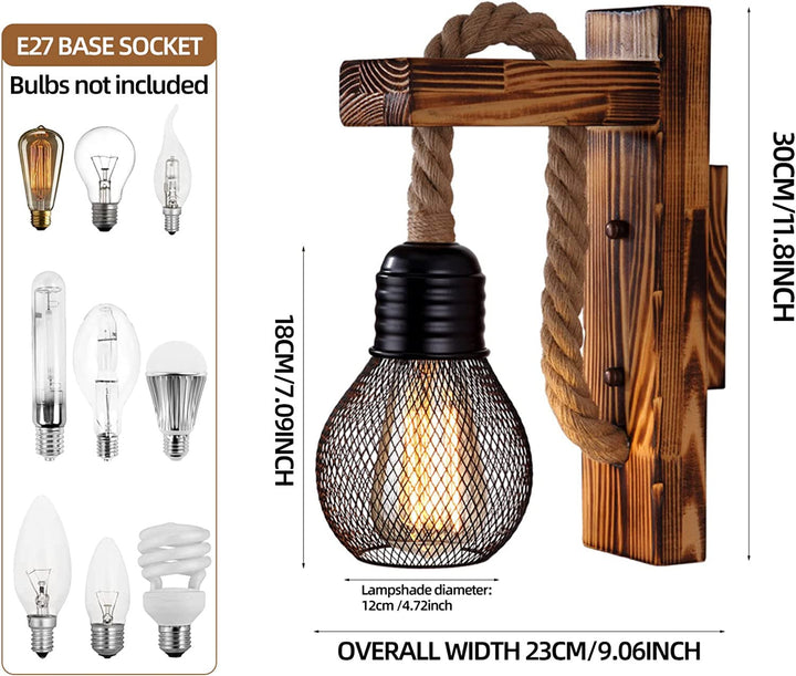 Skanto | Sail Industrielle Wandlampe