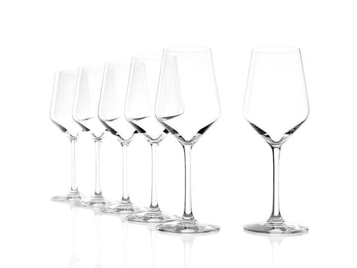Set aus 6 Weißweingläsern – 365ml
