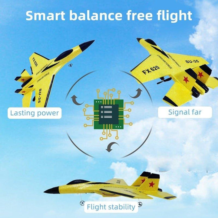 Skanto | Fizzy Plane – Ferngesteuerter Kampfjet, Hobbyflugzeug, Gleiter
