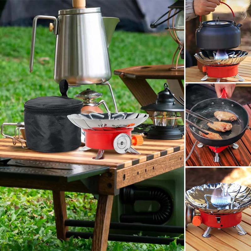 Skanto | Edelstahl-Gaskocher für Outdoor-Camping