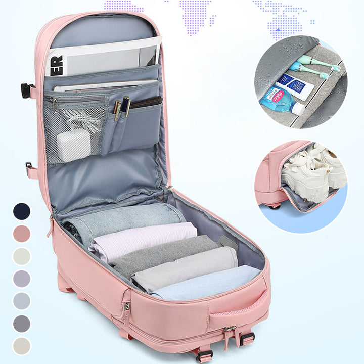 Skanto | Großer wasserdichter Reise-Rucksack für Damen