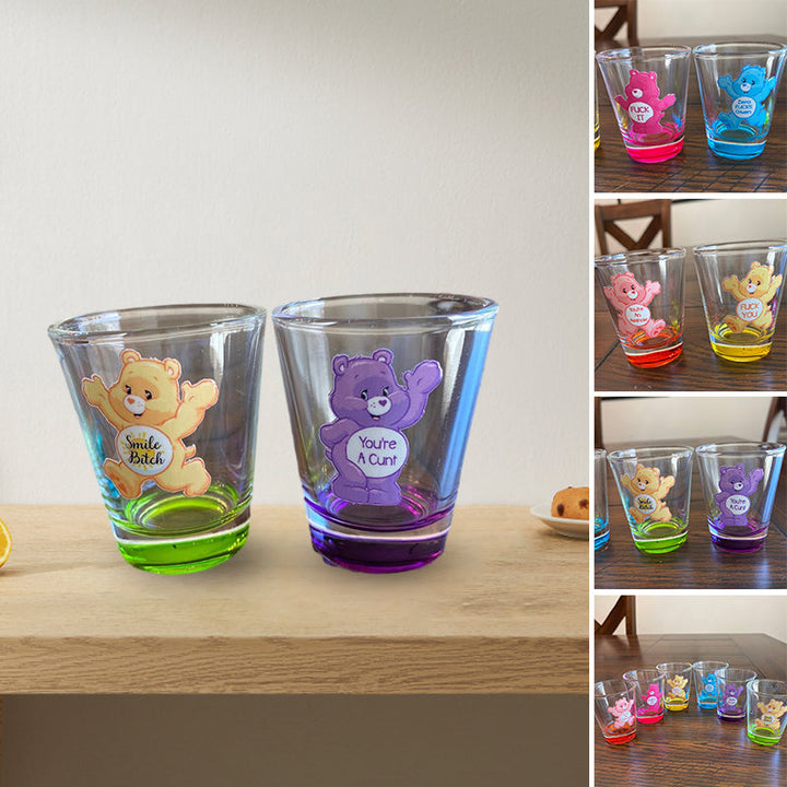 Skanto | Skanto Swear Bears Schnapsglas, 6er-Set