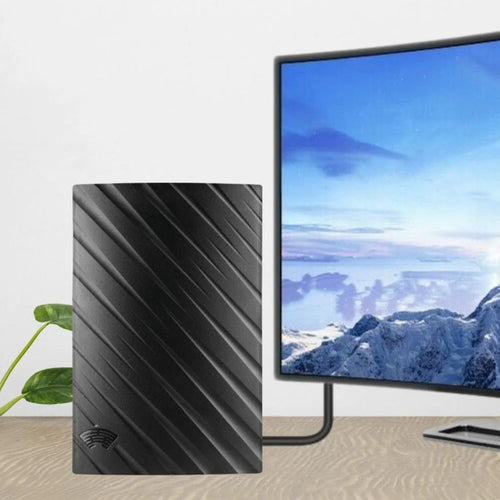 Skanto | 4K Indoor TV-Antenne | 600-Meilen-Reichweite, Plug & Play-Einrichtung für kostenlose HD-Kanäle
