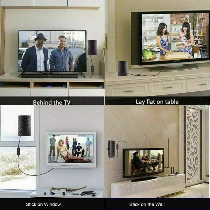 Skanto | 4K Indoor TV-Antenne | 600-Meilen-Reichweite, Plug & Play-Einrichtung für kostenlose HD-Kanäle
