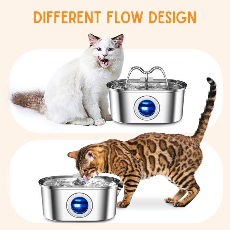 Skanto | Haustier-Trinkbrunnen | Leiser Betrieb, langlebiger Edelstahl & ideal für Katzen und Hunde
