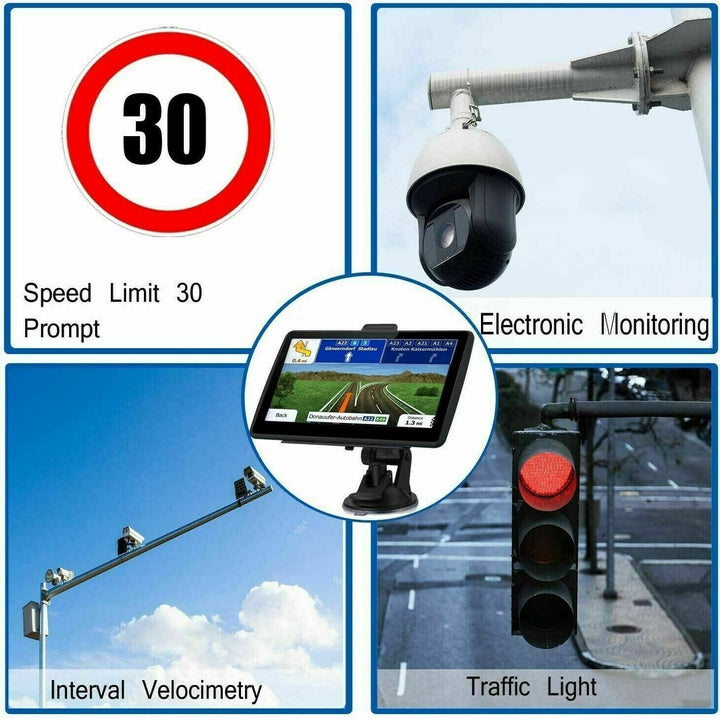 Skanto | 7" GPS-Navigationssystem | Aktualisiert mit Echtzeit-Verkehrsinformationen & vorinstallierten UK- & EU-Karten für PKW & LKW