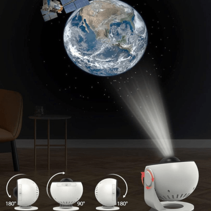 Skanto | CELESTICAST – HD Sternenprojektor mit 13 Galaxien-Discs und Timer-Funktion