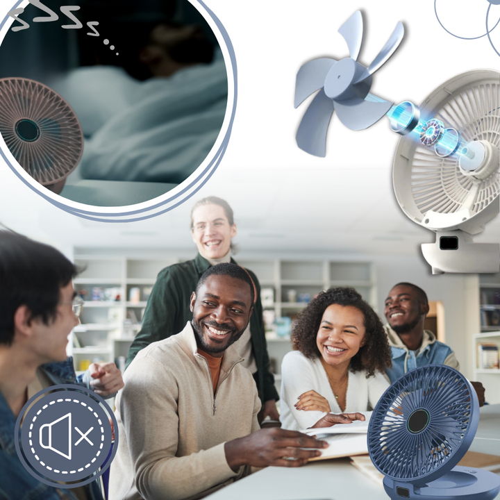 Sanfter tragbarer Ventilator