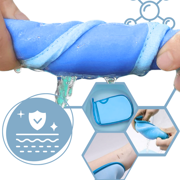 Sanfte Peeling-Handschuhe für den Körper