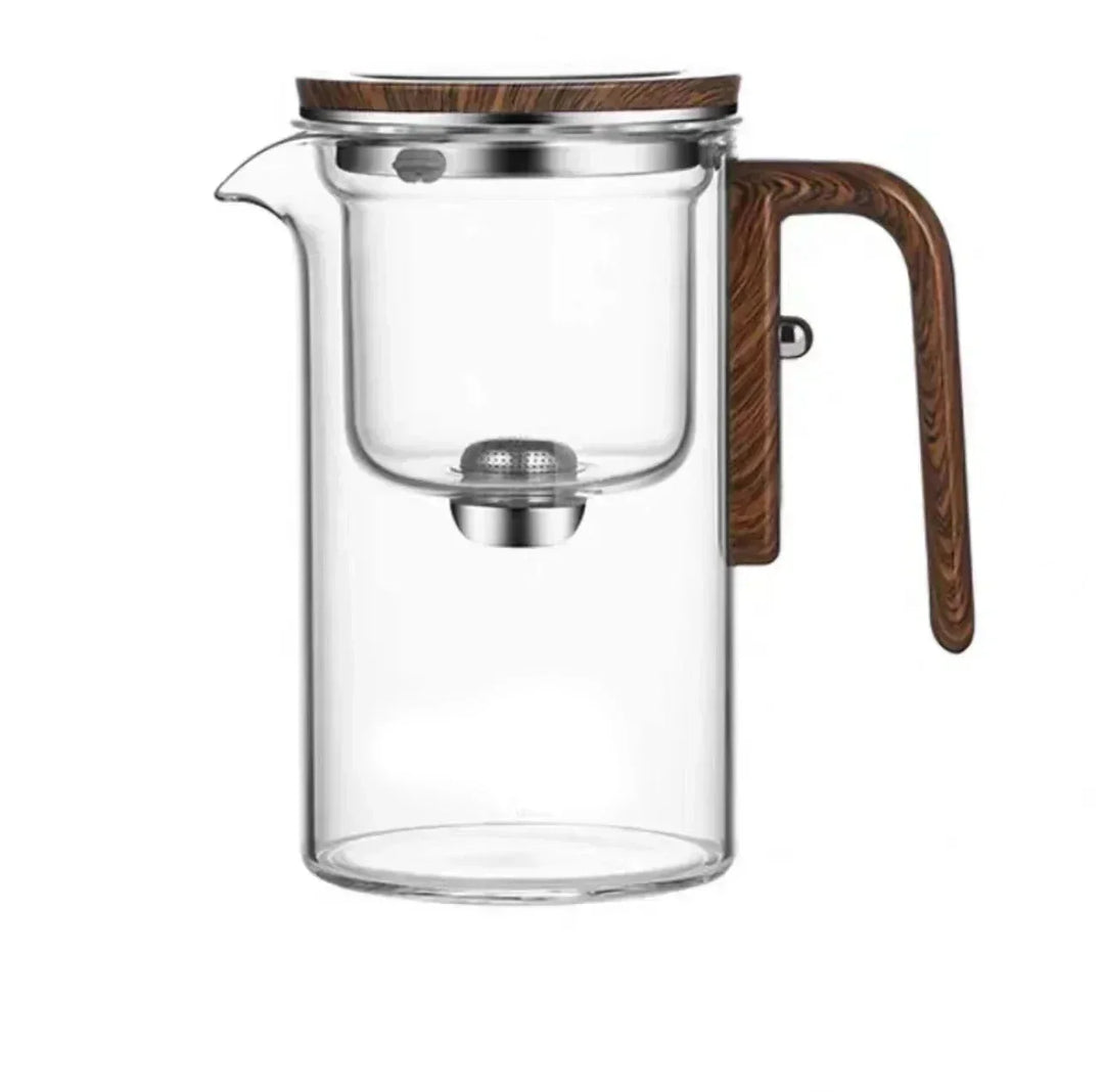 Skanto | TeaPure Glassphere – Glasteekanne mit losem Filter für heißen und kalten Tee