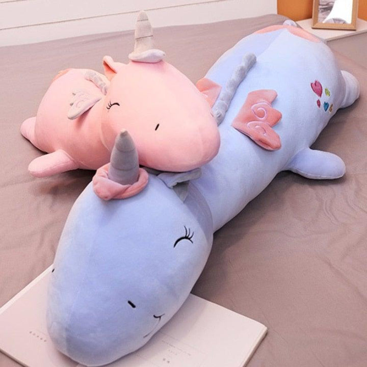 Skanto | Leuchtendes Einhorn – Weiches Plüsch-Nachtbegleiter-Spielzeug für Kinder