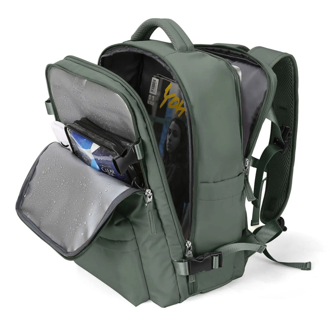 Skanto | UrbanPeak Geräumiger und vielseitiger Rucksack für Schule, Arbeit & Reisen – Wasserdicht & sicher