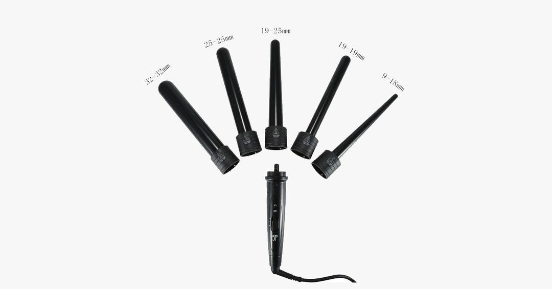 Skanto | Erzielen Sie Salon-Looks mit dem Lockenstab-Set und hitzebeständigem Handschuh