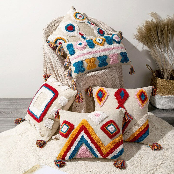 Skanto | Handgefertigter marokkanischer Boho-Stil Kissenbezug