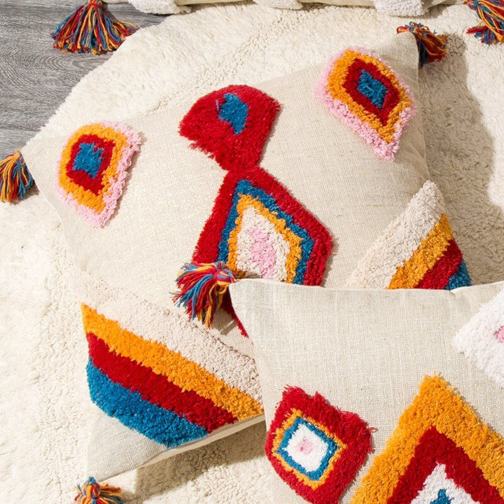 Skanto | Handgefertigter marokkanischer Boho-Stil Kissenbezug