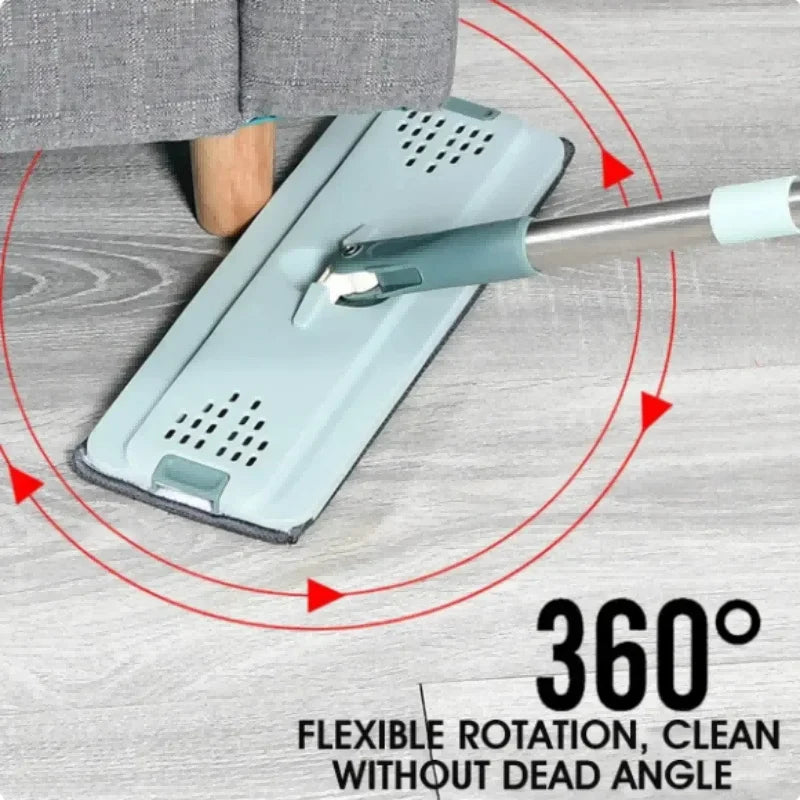 Skanto | Freihändiger Flachmopp mit Eimer - FlexiMop