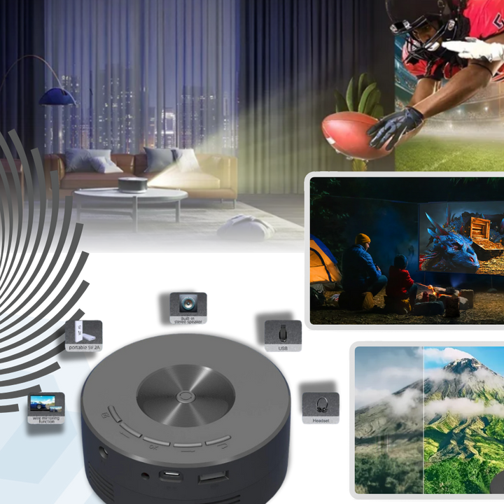 High-Definition Mini-Filmprojektor