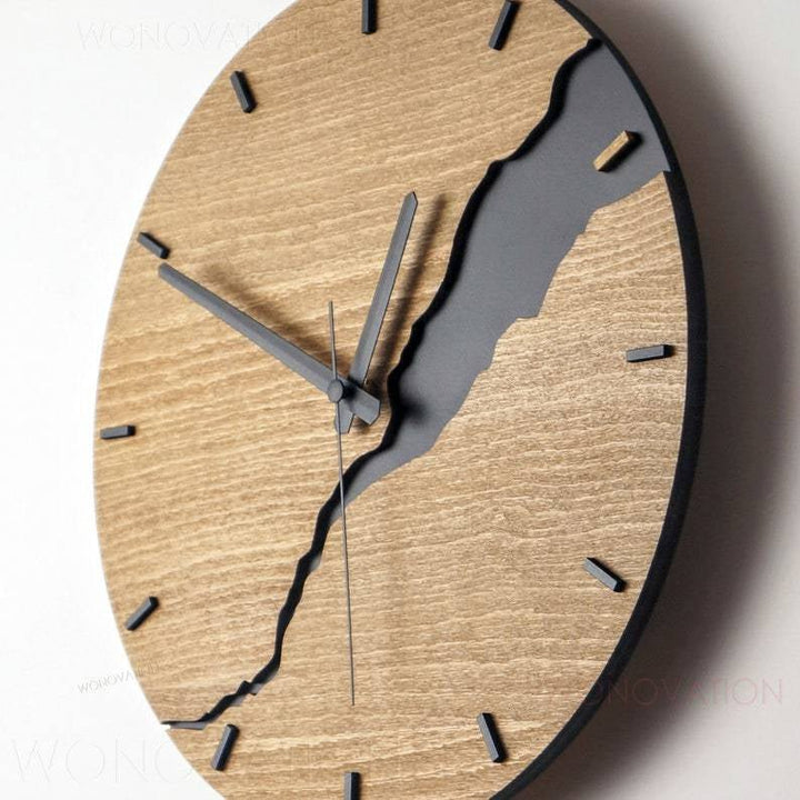 Skanto | Luxuriöse Wanduhr aus Holz – Nuvoro