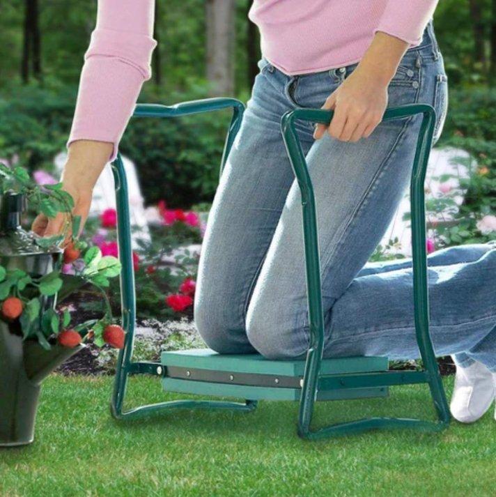 Skanto | Gartenbank – Faltbarer ergonomischer Knieschemel